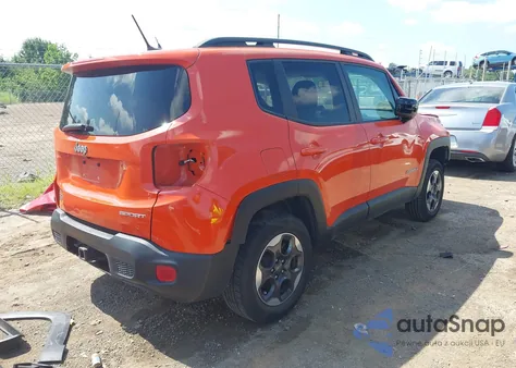 2017 Jeep Renegade Sport 4X4 from USA, damaged, VIN ZACCJBAB5HPG00721